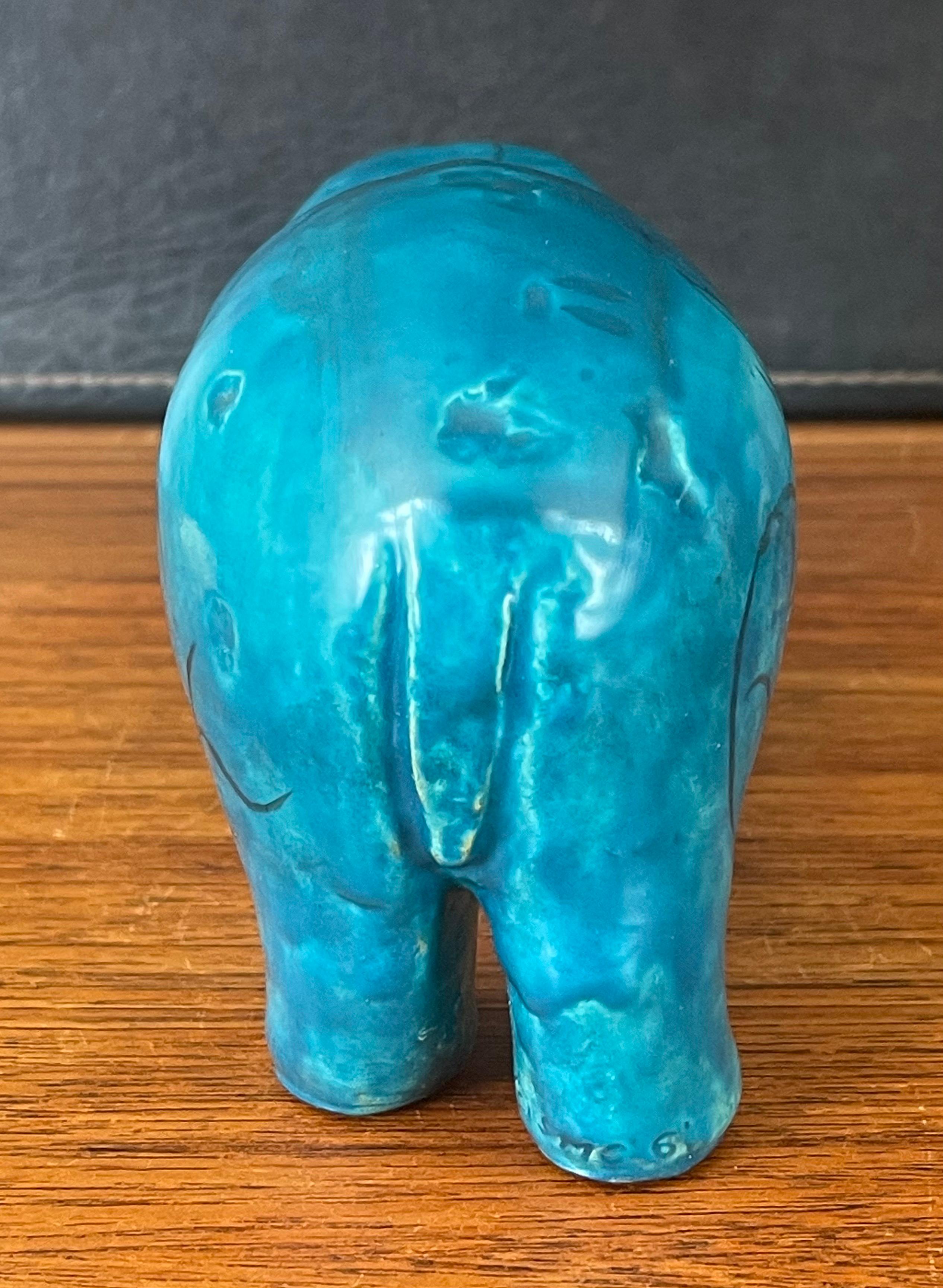 Anodized Vintage Blue Ceramic 