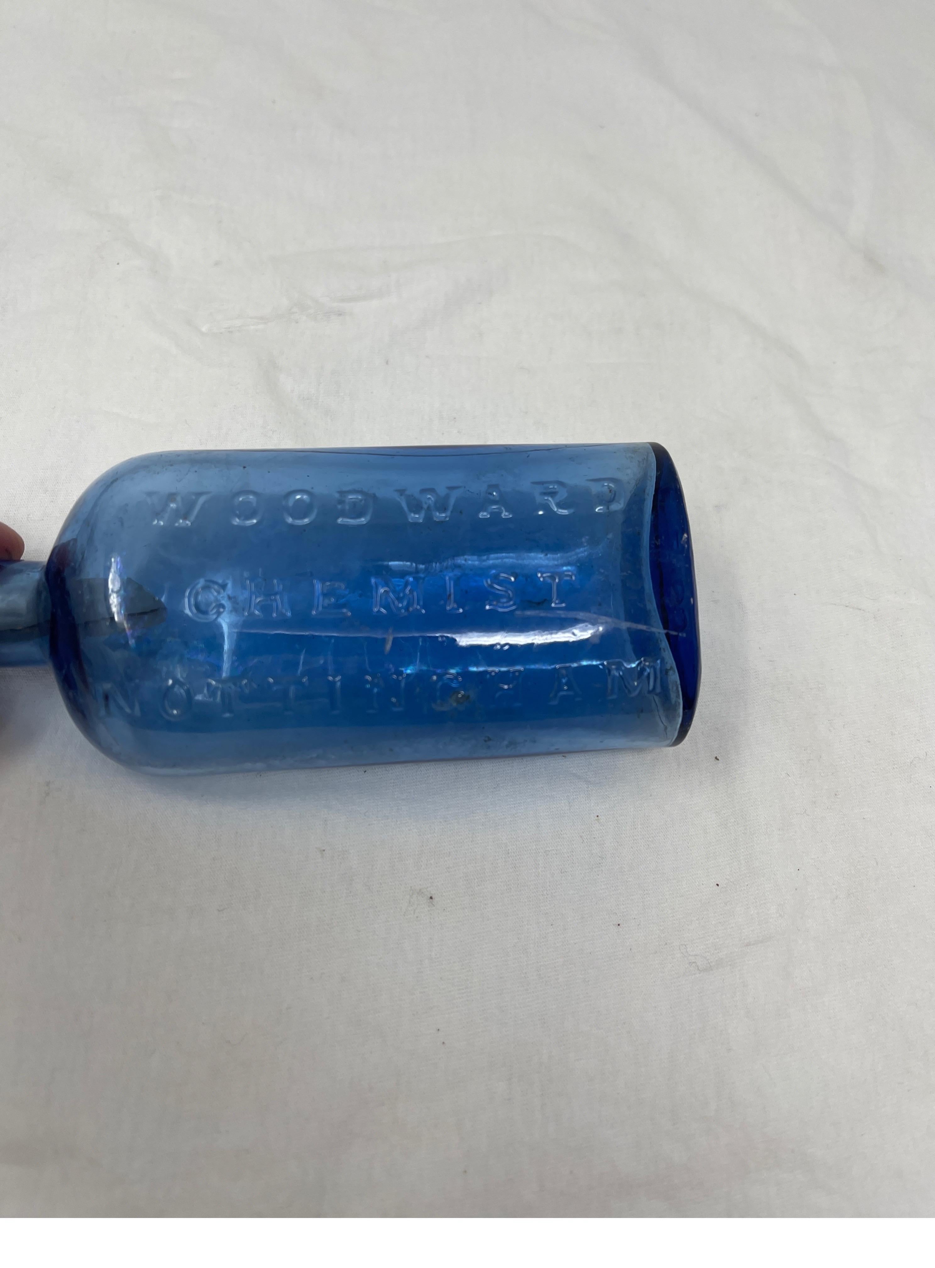 Glass Woodward Chemist Bottle
