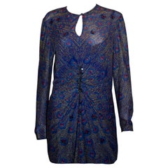 Vintage Blue Cocktail Dress by Tricoville