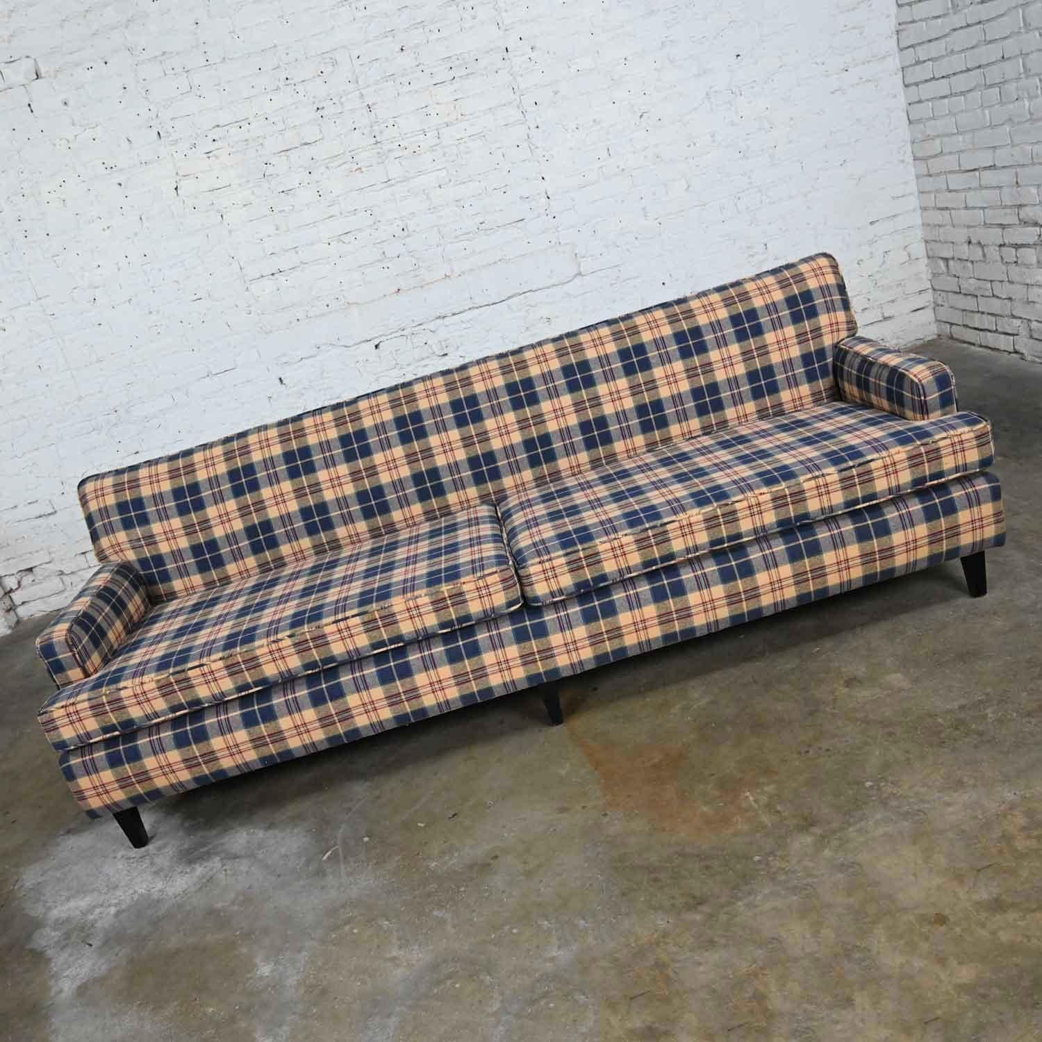 plaid couches
