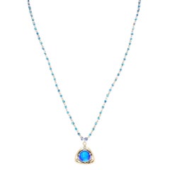 Vintage Blue Mary-2 Necklace