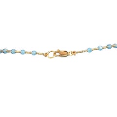 Vintage Blue Mary-3 Necklace
