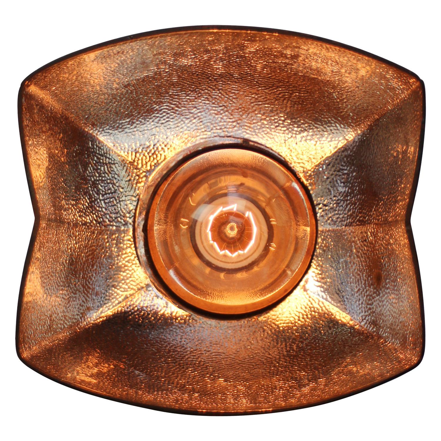 Tedesco Lampada a sospensione in vetro specchio Mercury blu vintage in vendita