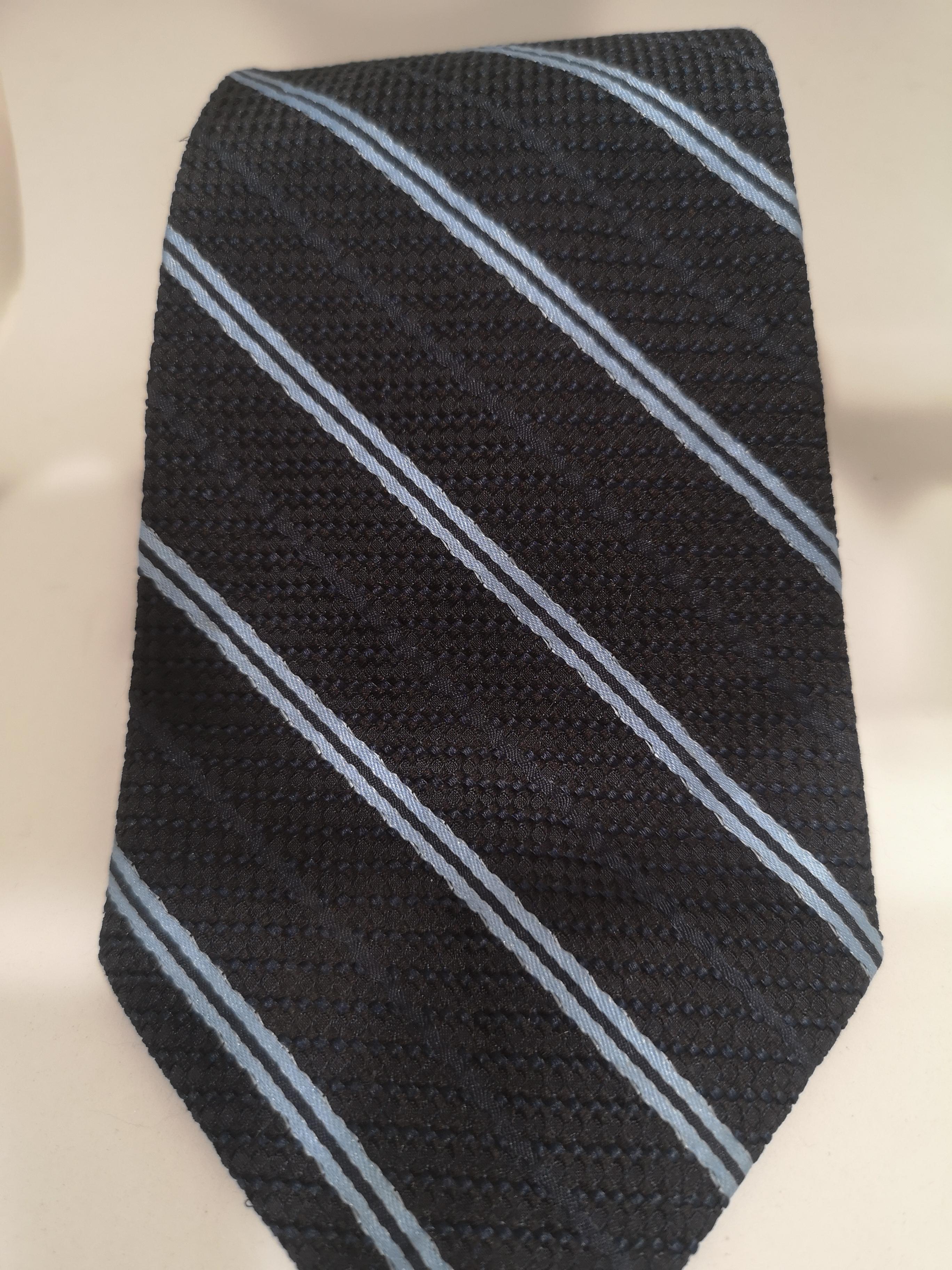 Black Vintage blue multicoloured tie