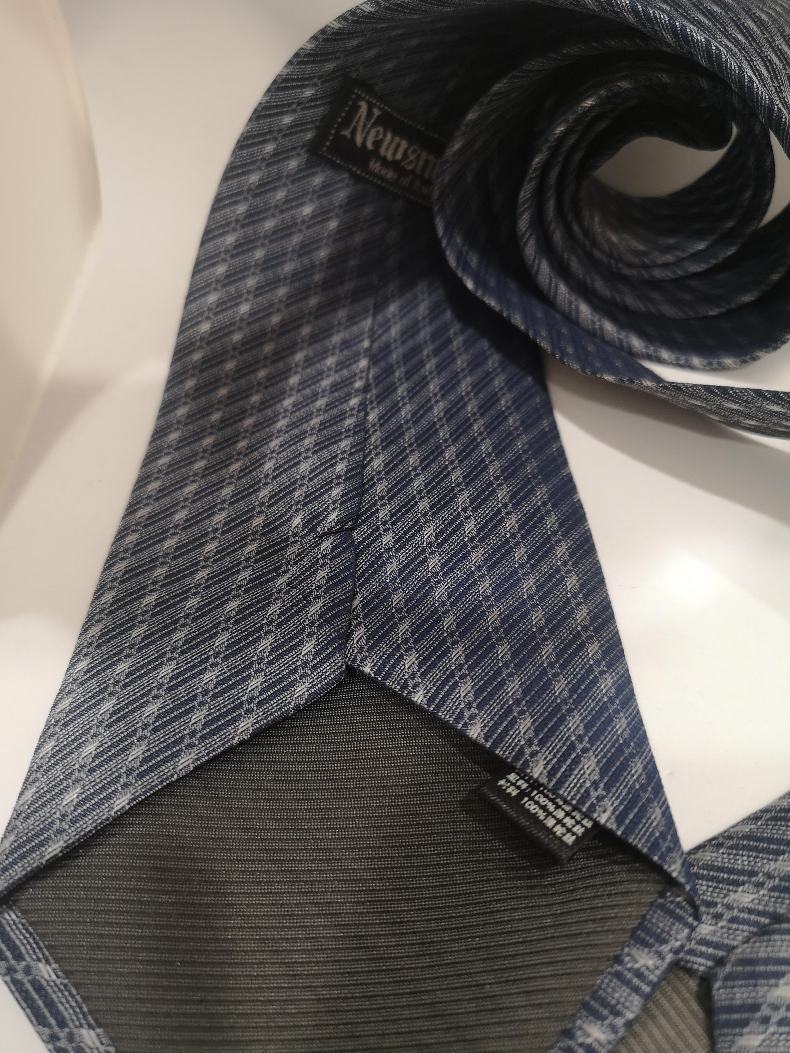 Women's or Men's Vintage blue multicoloured tie