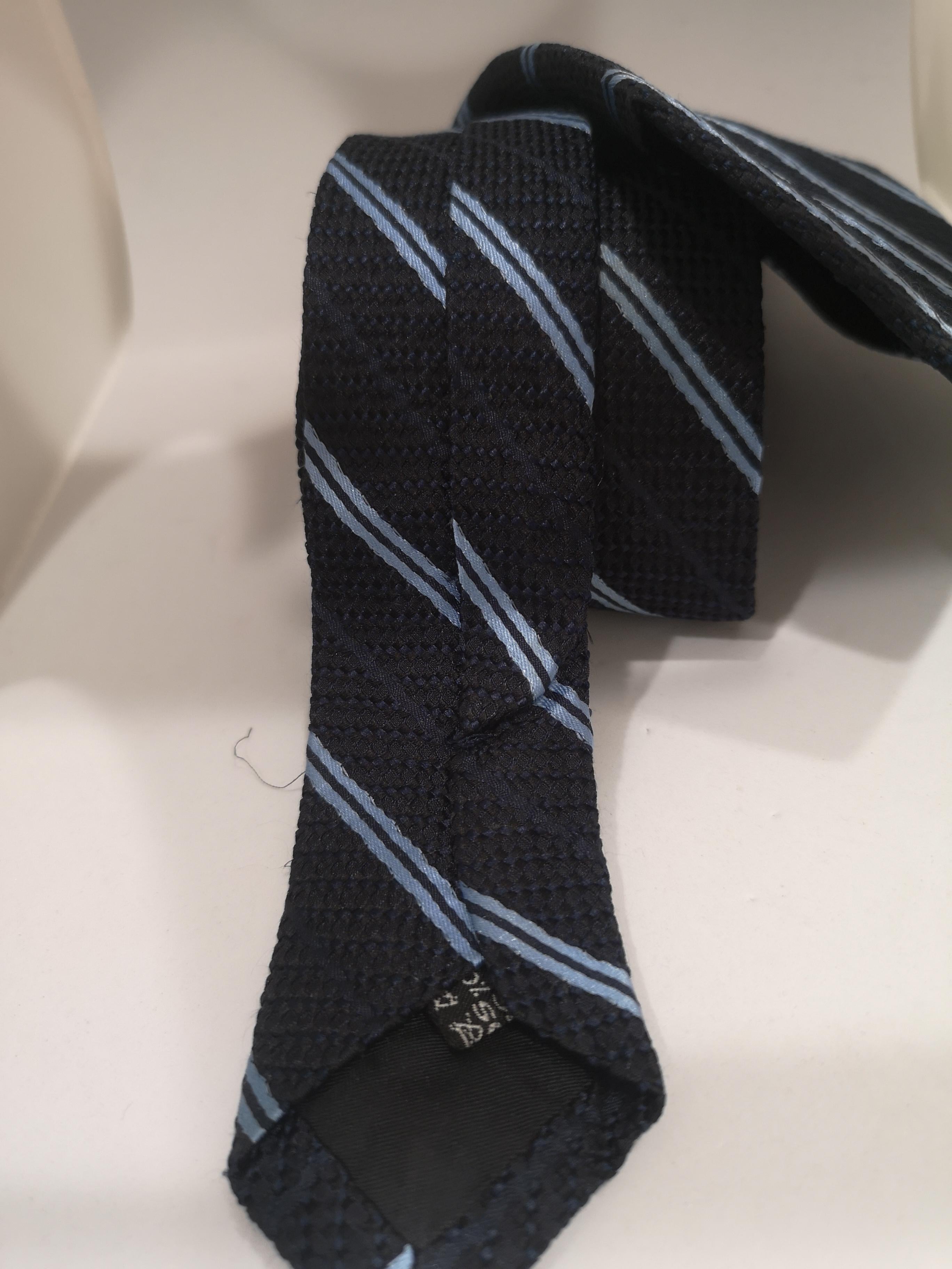 Women's or Men's Vintage blue multicoloured tie