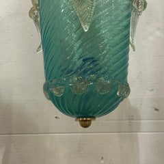 Vintage Blue Murano Lantern