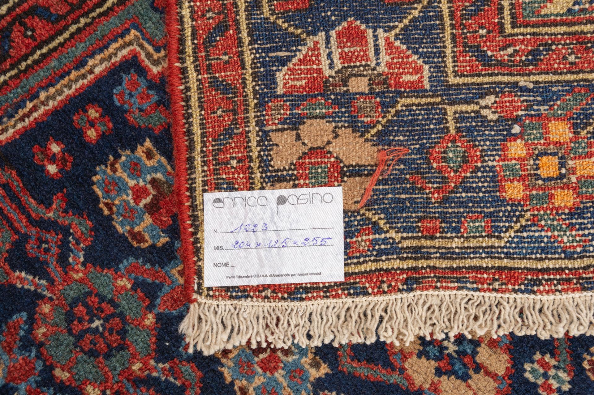 Other Vintage Blue Oriental Carpet For Sale