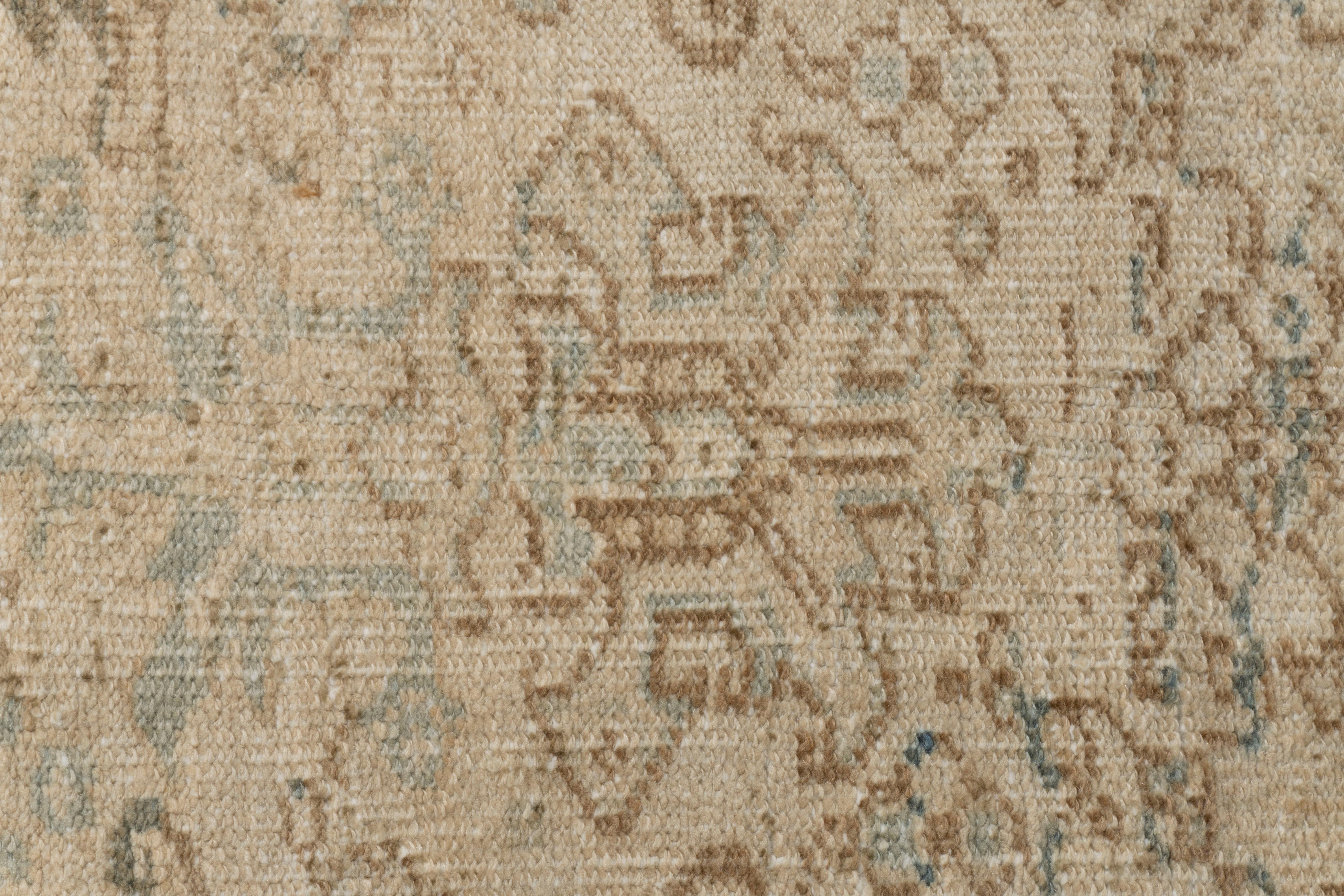 Vintage Blau Persisch Heriz Teppich 6' X 8'4 im Angebot 5