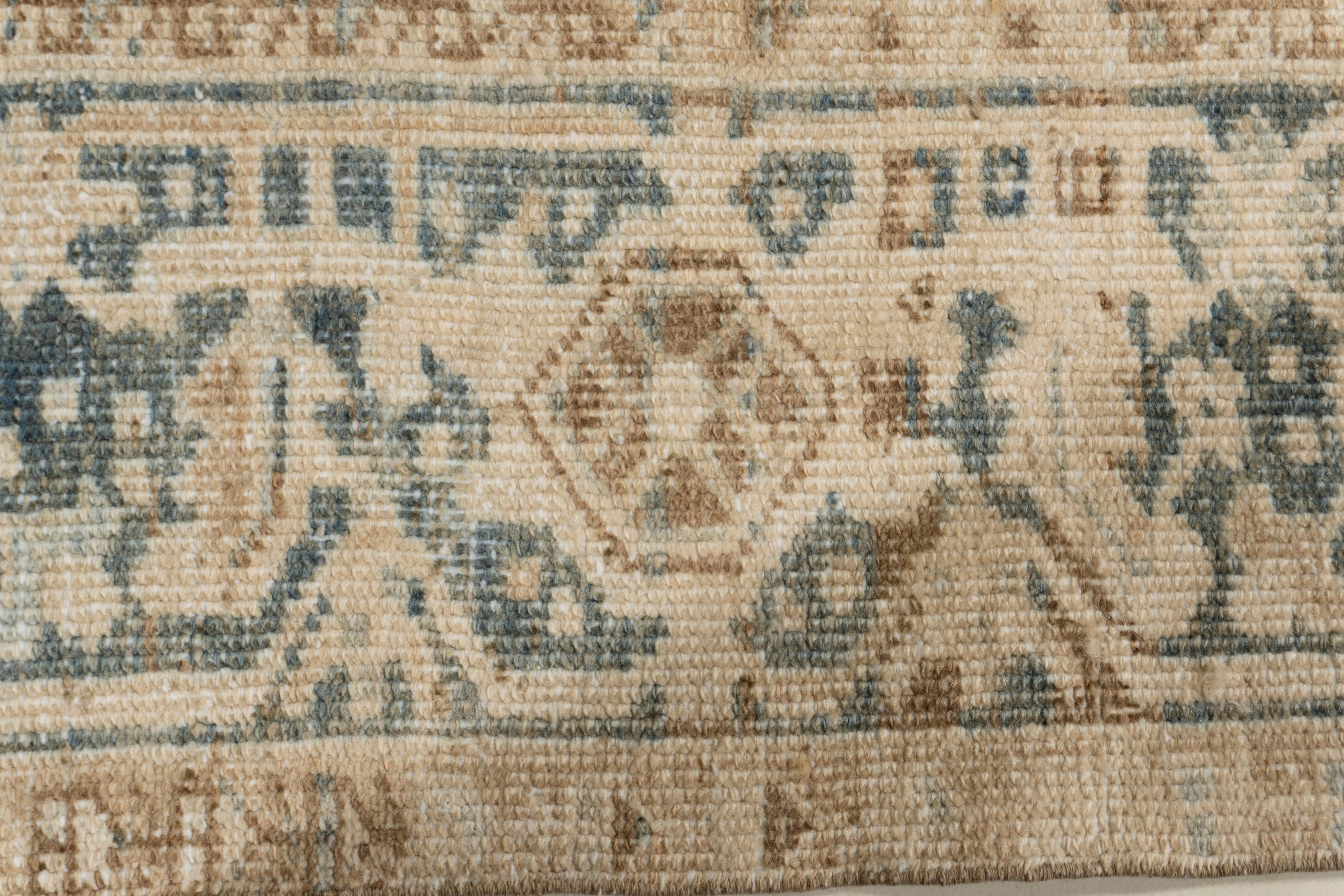 Vintage Blau Persisch Heriz Teppich 6' X 8'4 im Angebot 11