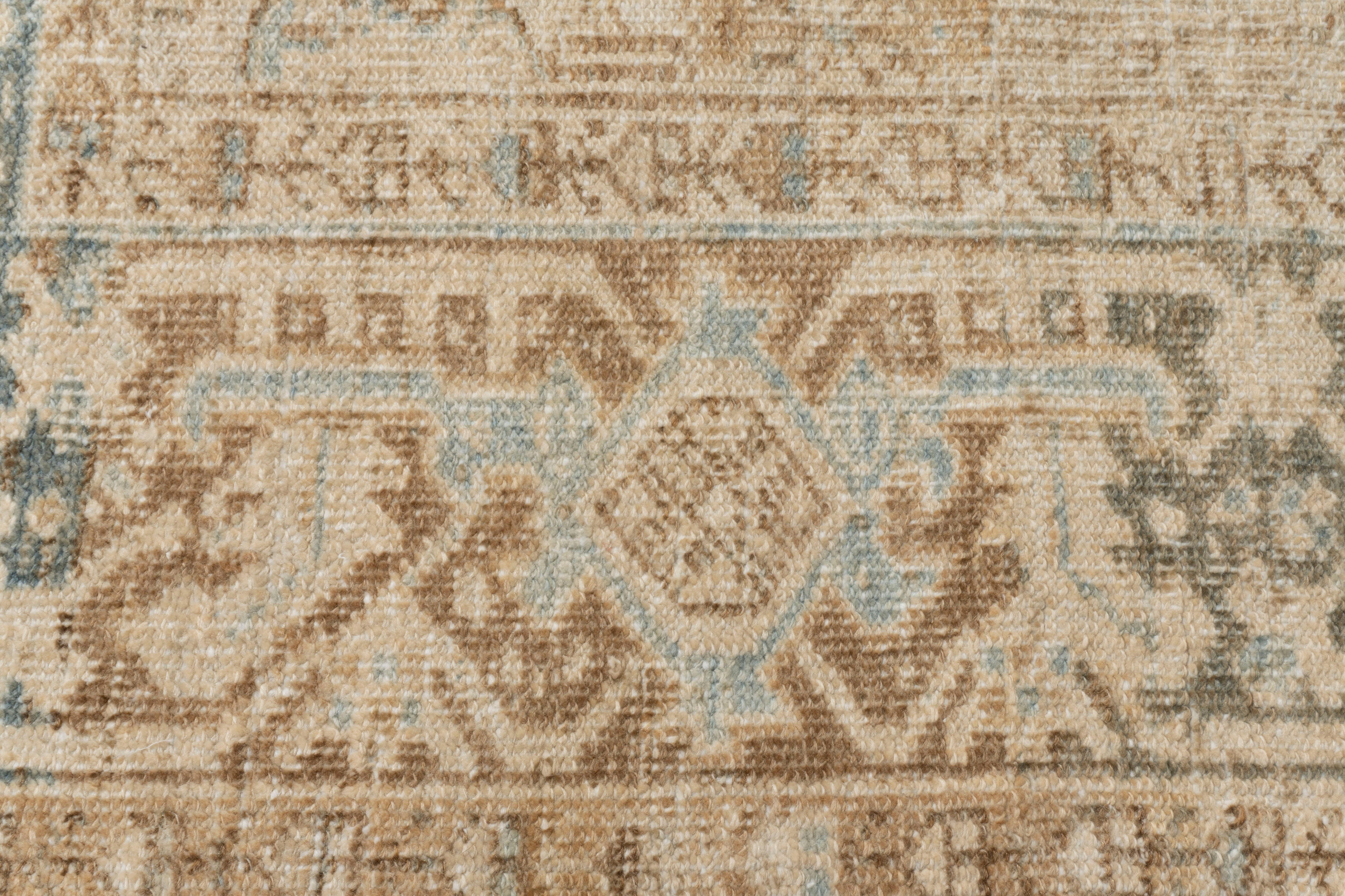 Vintage Blau Persisch Heriz Teppich 6' X 8'4 im Angebot 2