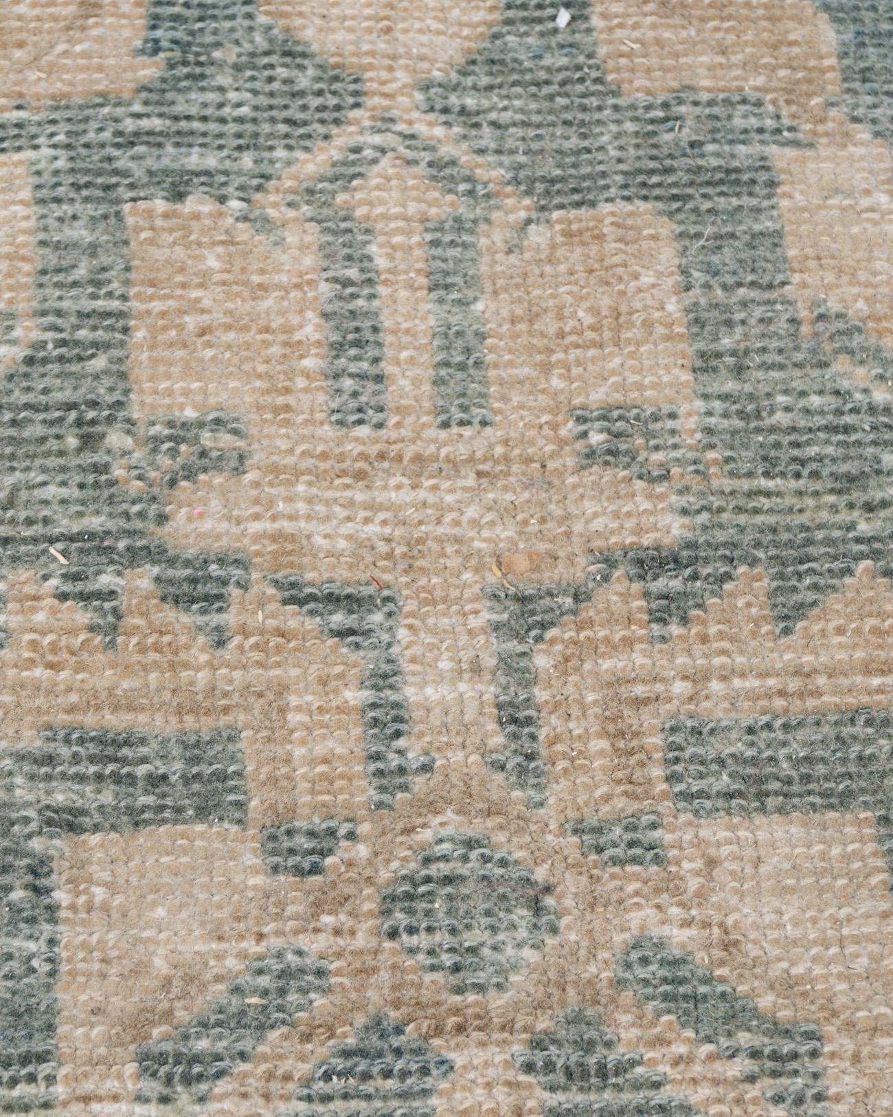 Tessuto a mano Vintage Blue Persian Malayer Runner 3'7 x 16'9 in vendita