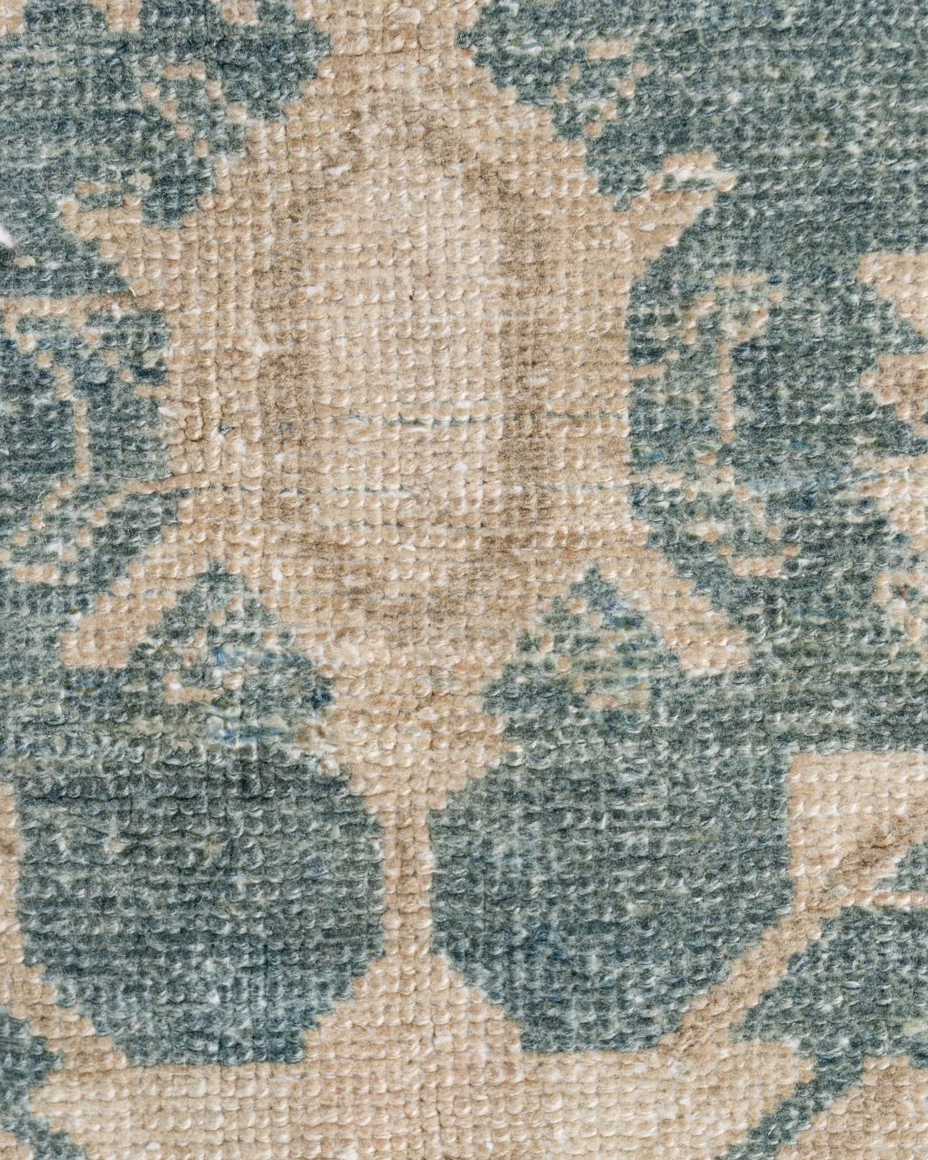 XX secolo Vintage Blue Persian Malayer Runner 3'7 x 16'9 in vendita