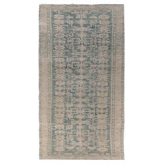 Vintage Blue Persian Malayer Runner 3'7 x 16'9