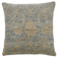 Mid-Century Modern Decorative Gray Throw Pillow