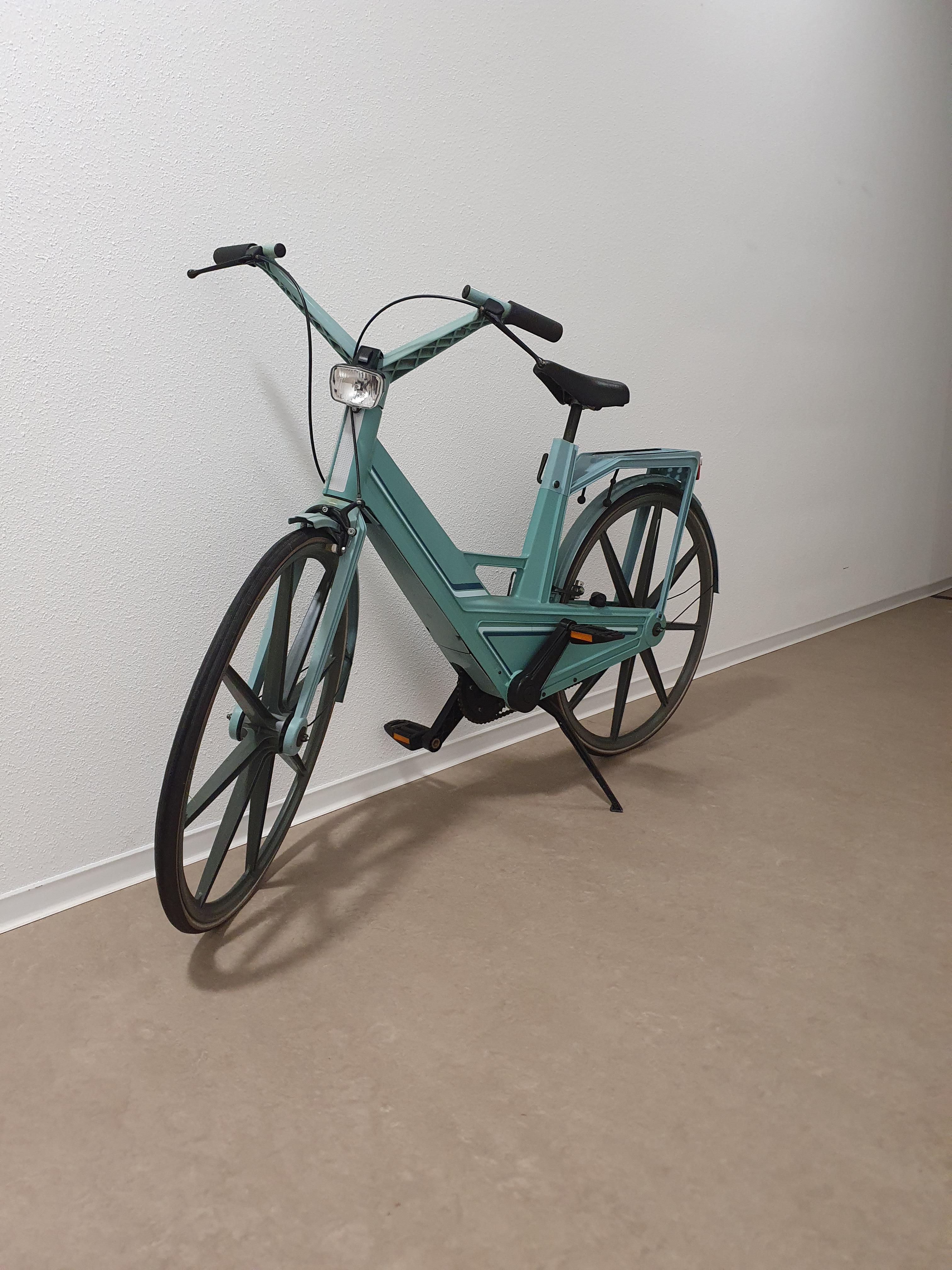 Other Vintage blue plastic bike Itera from Volvo Sweden, 1980s For Sale