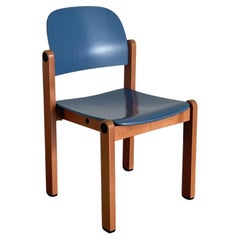 Blaue postmoderne Besucher-Sessel oder Esszimmerstühle von Wiesner Hager
