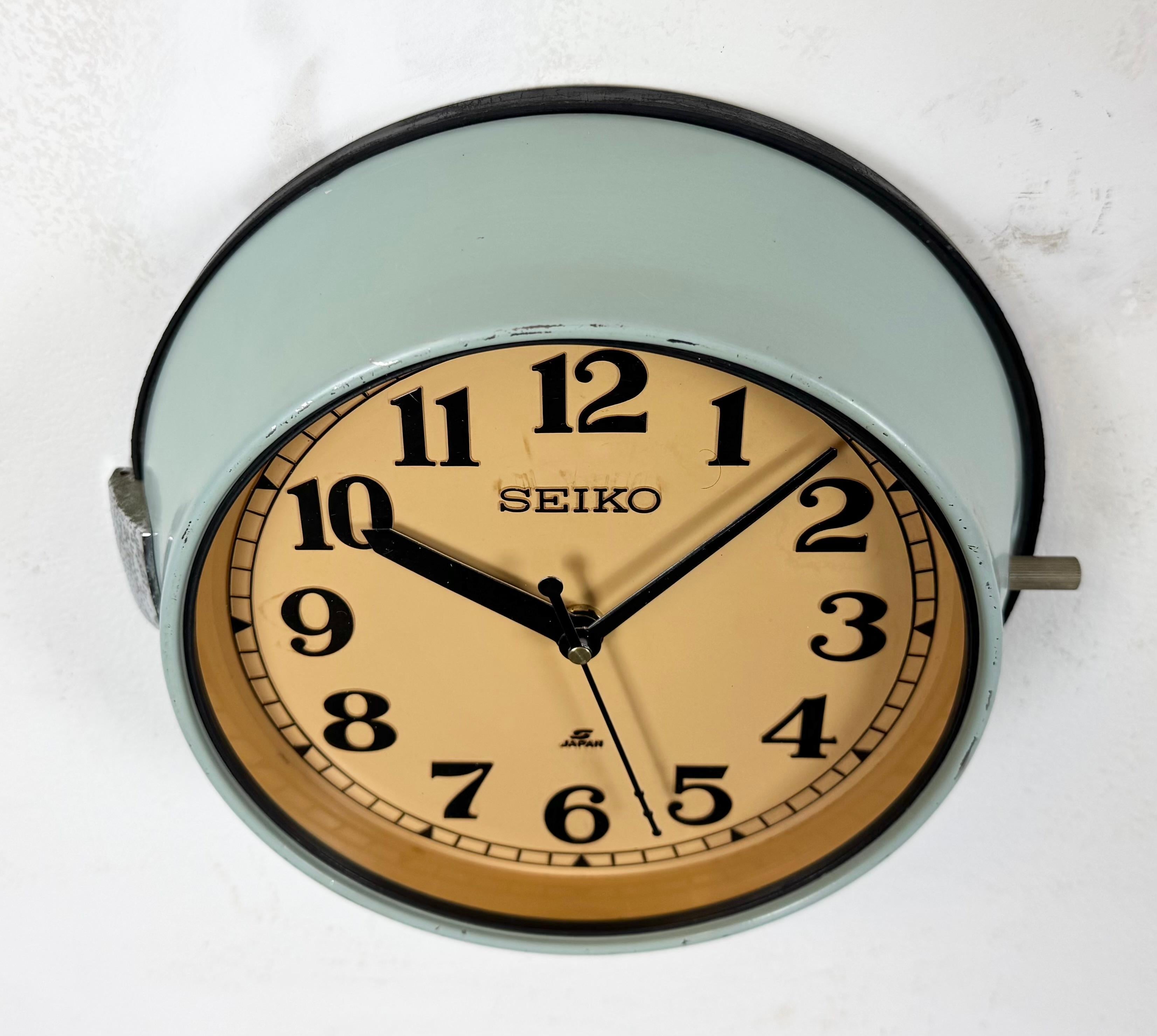 Reloj de Pared Seiko Barcos Vintage Azul, Años 70 siglo XX en venta
