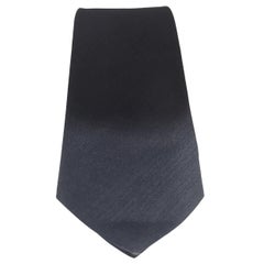 Vintage blue silk tie