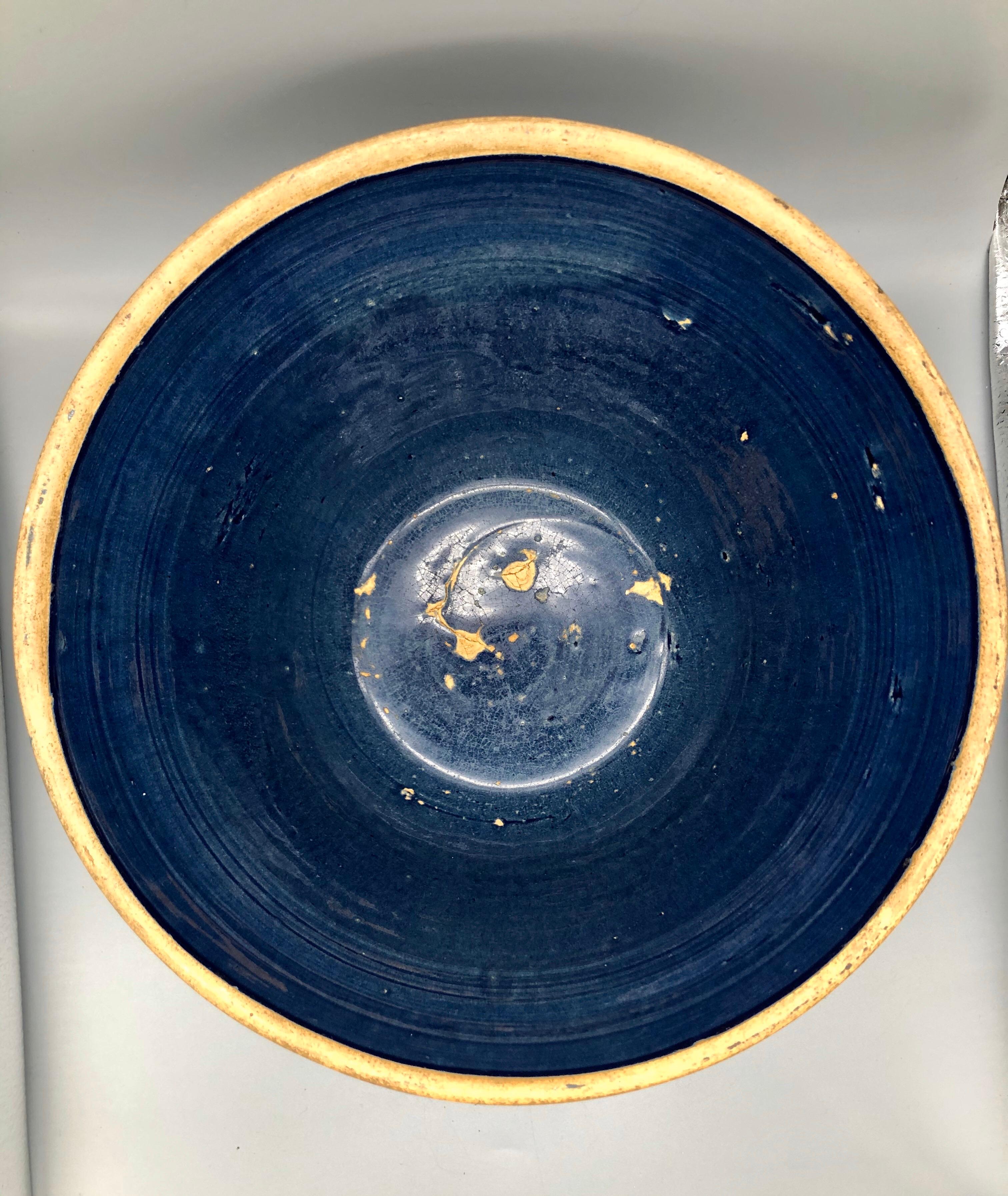 blue stoneware bowls