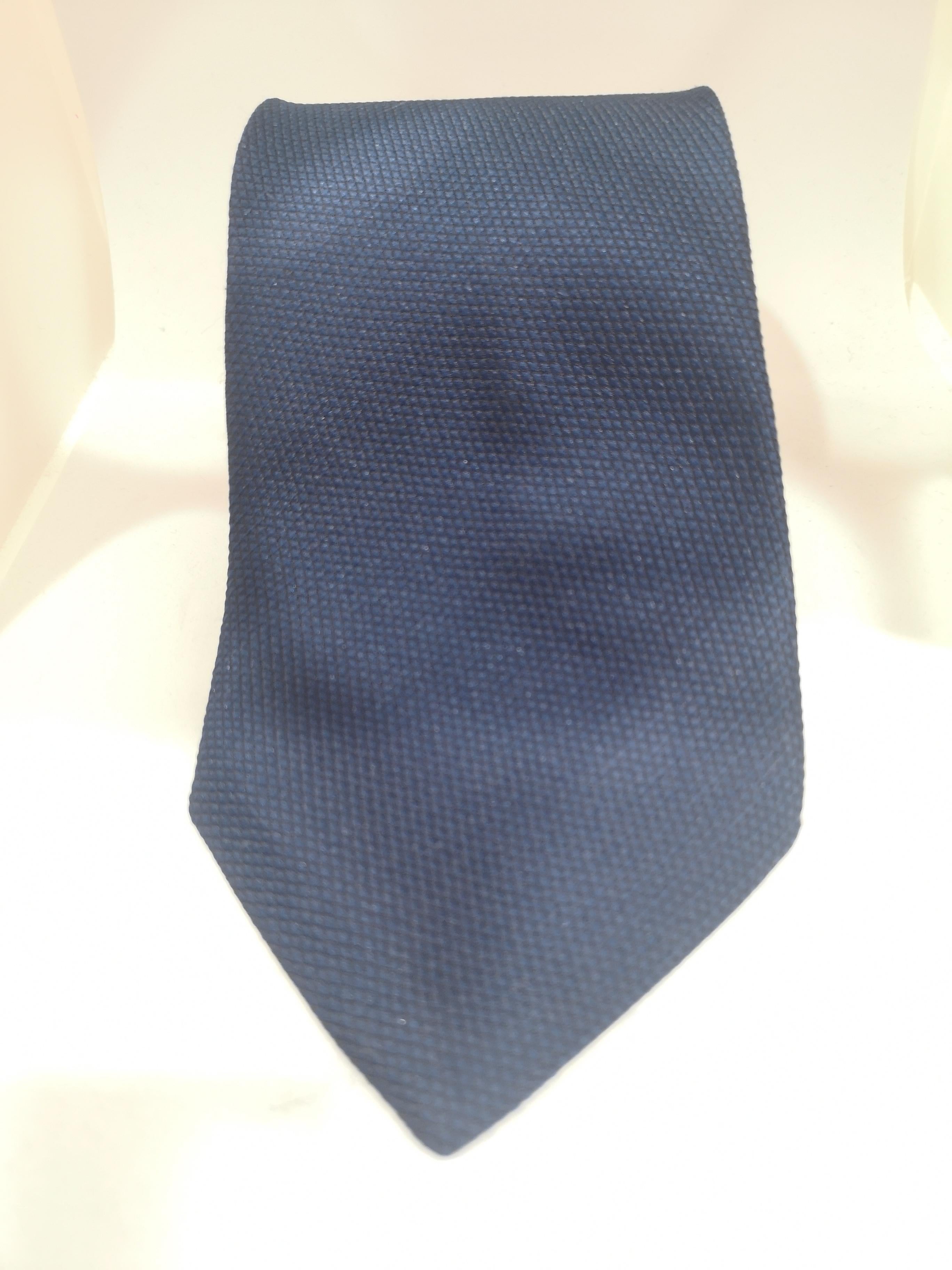 Vintage blue tie In Good Condition In Capri, IT