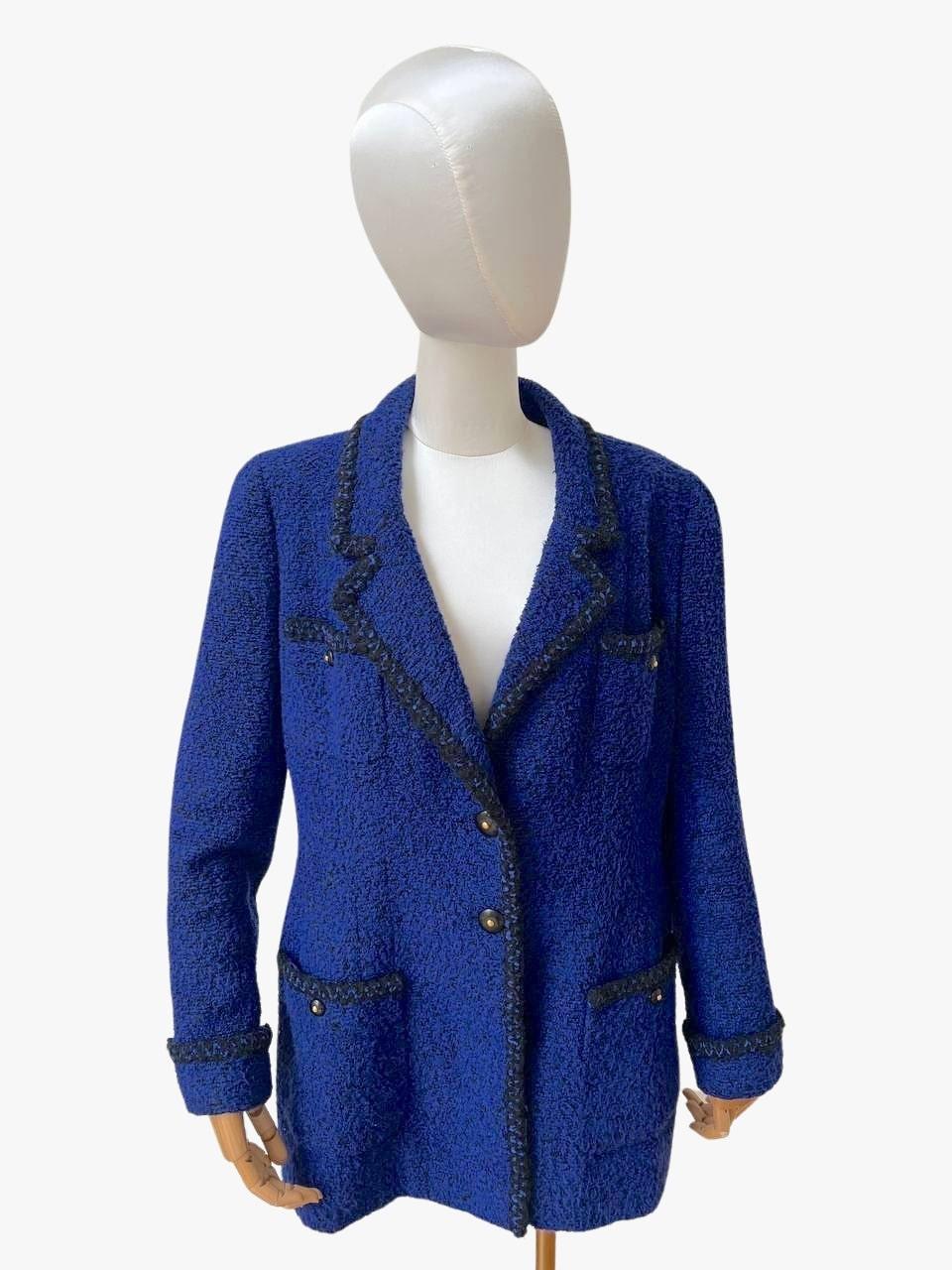 blue chanel jacket