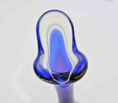 1970s Vintage Blue Glass Vase from Italy - Decorative Object