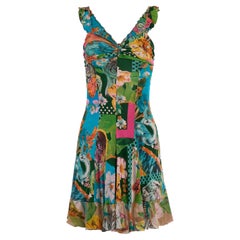 Vintage Blumarine Early 2000's Jungle Print Dress
