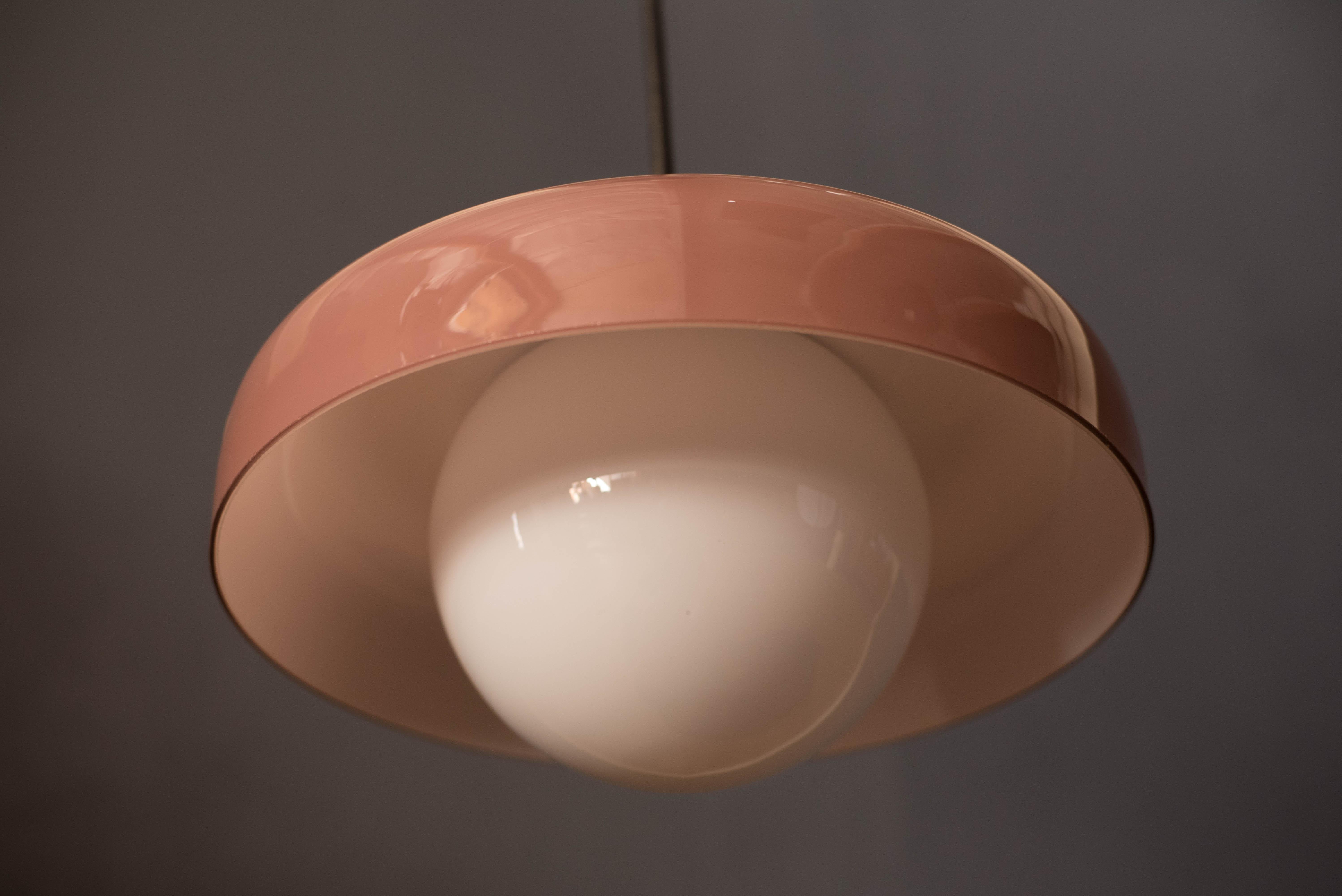 blush pink ceiling light