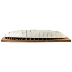 Vintage Boat Hull Model Wall Hanging
