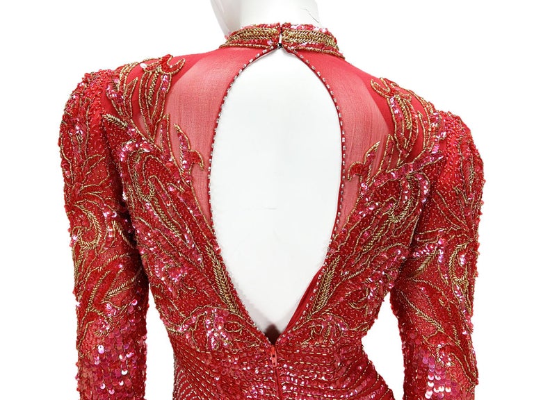open lace back dress Vintage Bob Mackie (Rare) Dress Size: S/M
