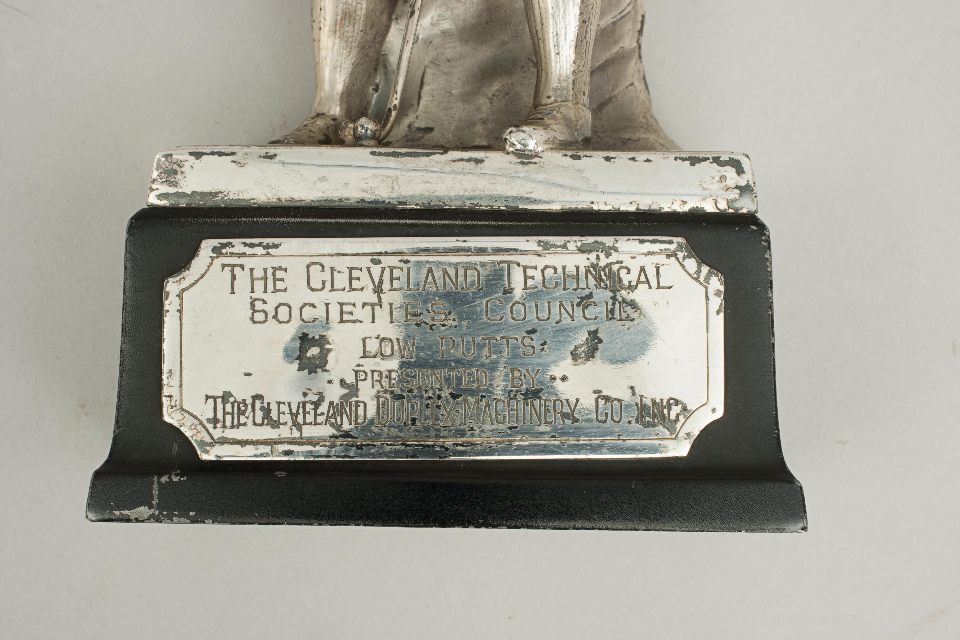 Spelter Vintage Bobby Jones Golf Figure