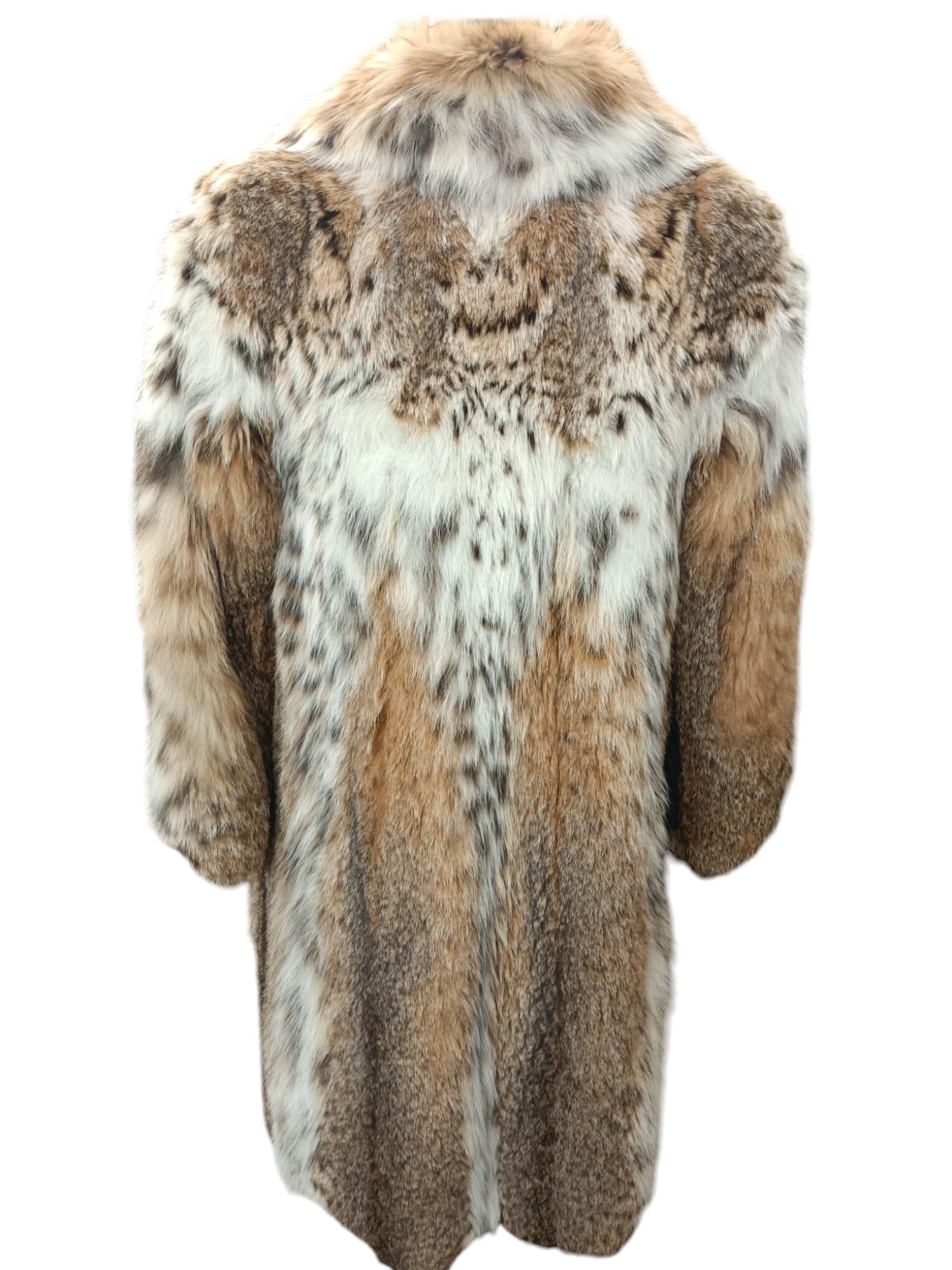 Manteau vintage bobcat lynx taille 4-6 5