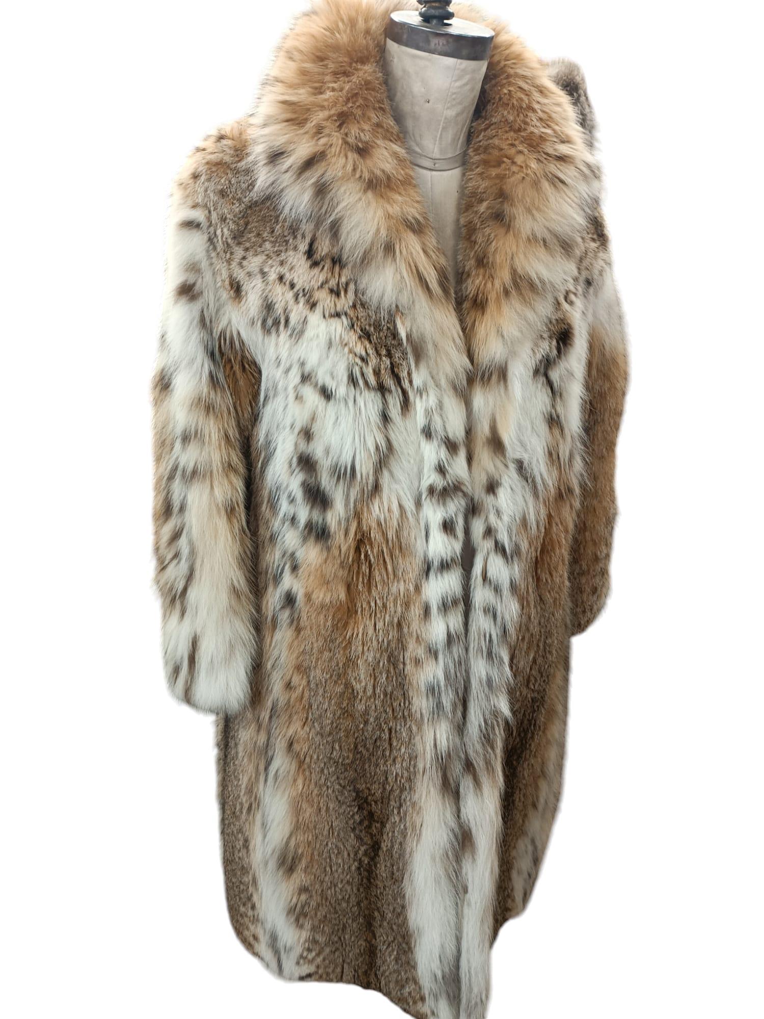 Manteau vintage bobcat lynx taille 4-6 7