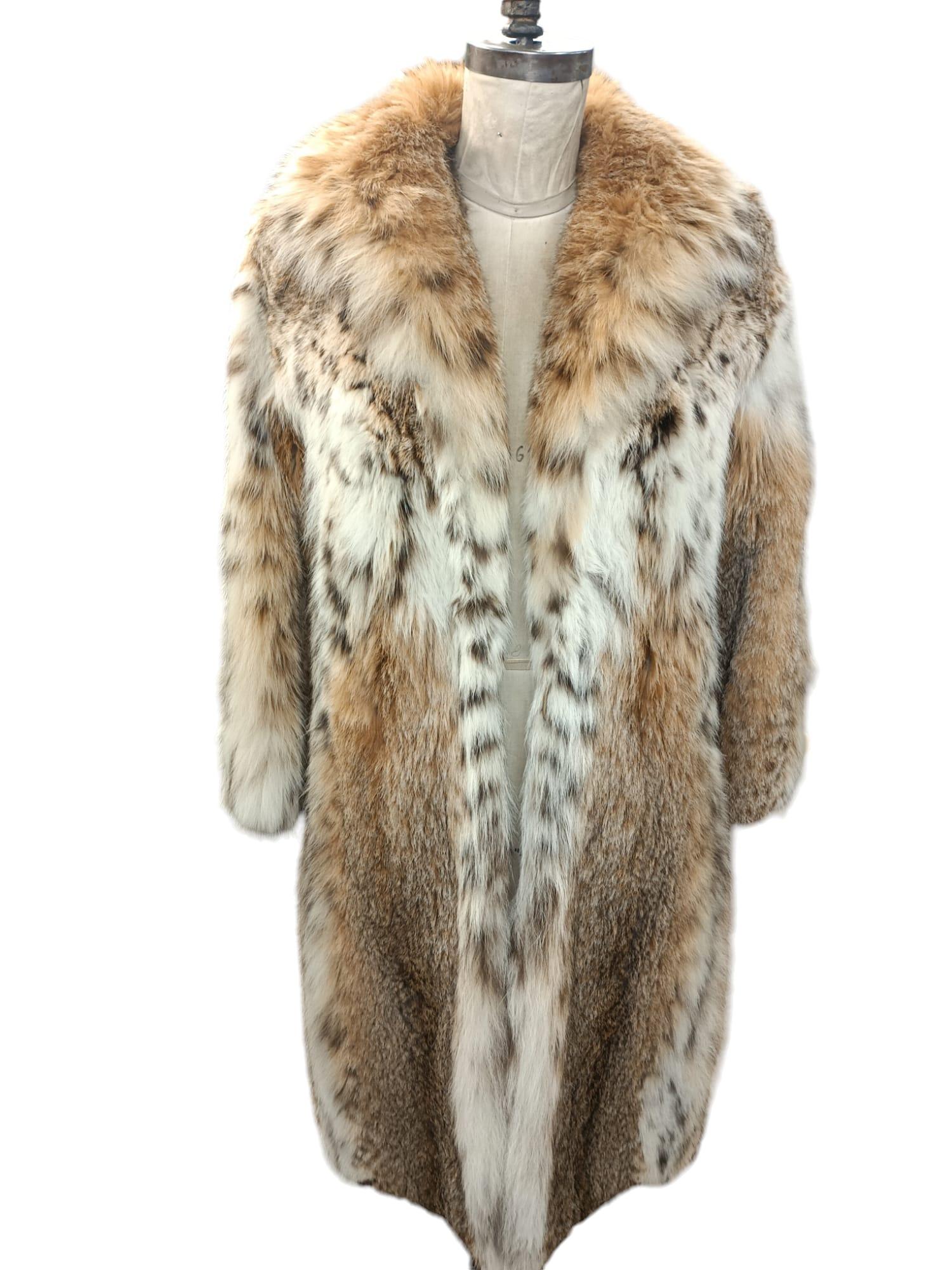 Manteau vintage bobcat lynx taille 4-6 1