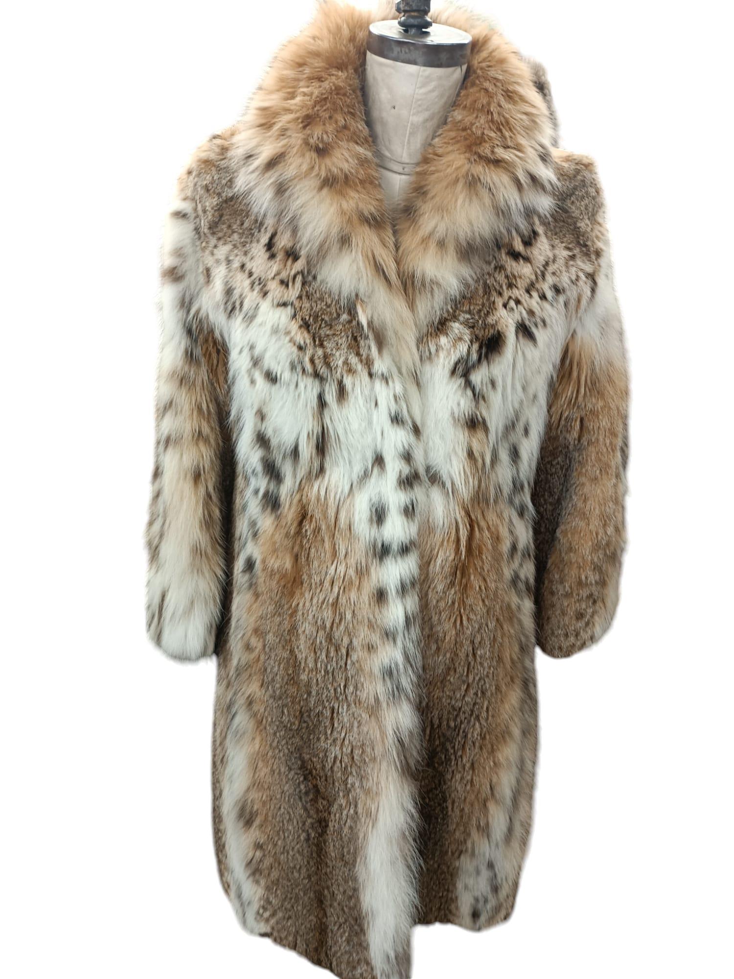 Manteau vintage bobcat lynx taille 4-6 2