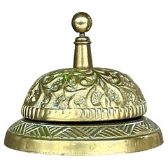 Antique Bobo Cast Brass Counter Bell