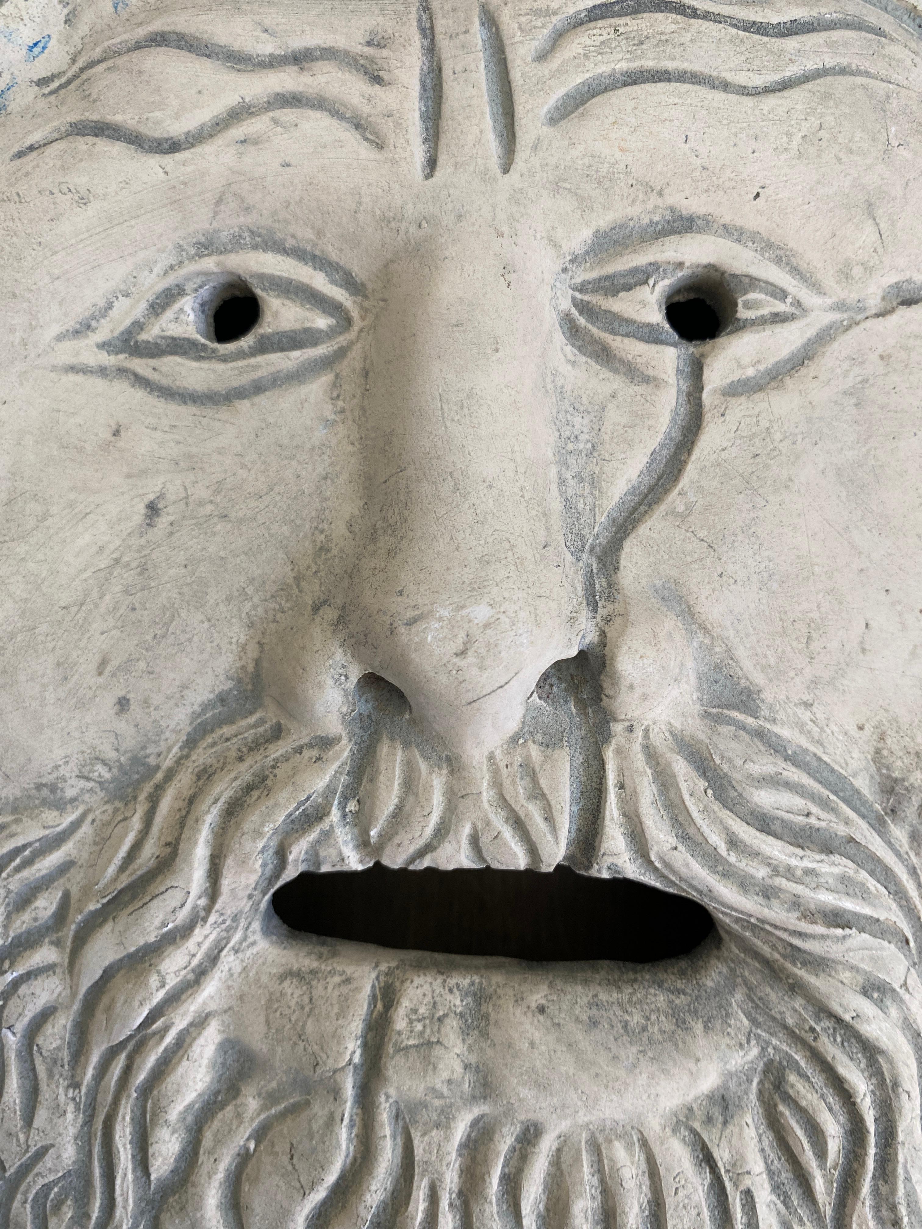 Vintage Bocca della Verità Wall Sculpture by Domenico Persiani, Rome For Sale 3