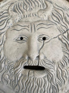 Vintage Bocca della Verità Wall Sculpture by Domenico Persiani, Rome