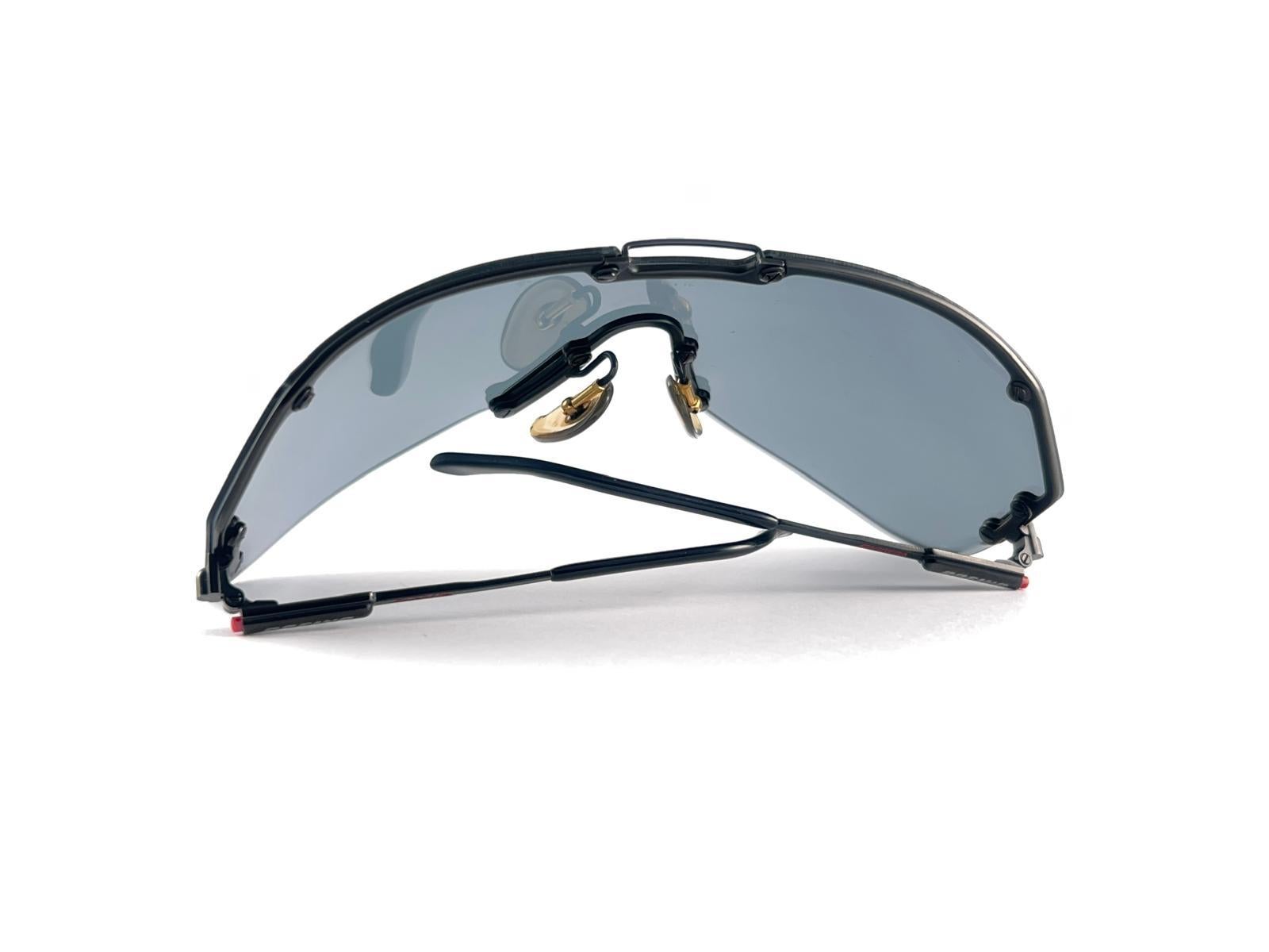 Vintage Boeing Collection By Carrera 5703 Negro Lente Mono Sobredimensionada 80'S Austria en venta 11