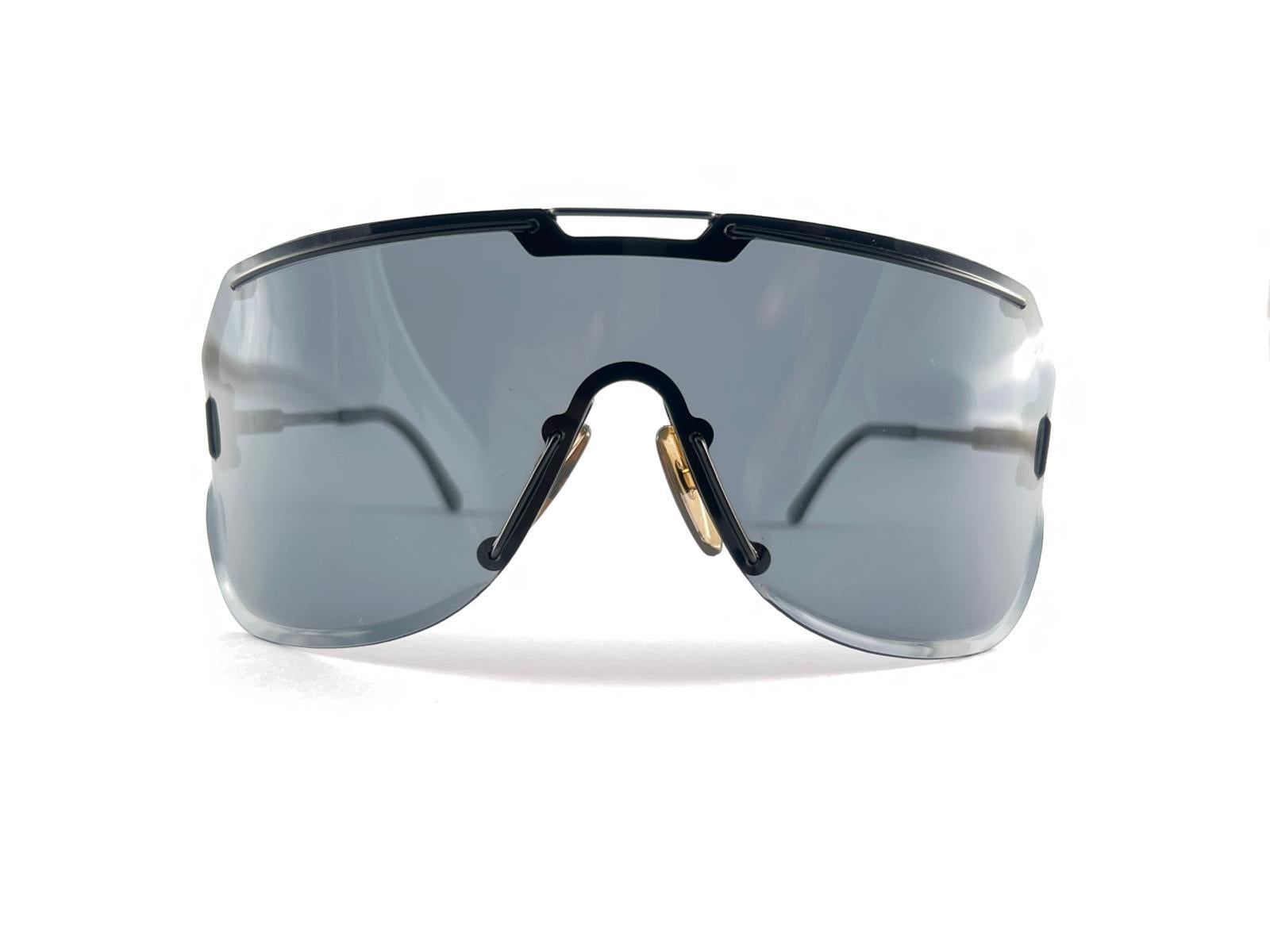Vintage Boeing Collection By Carrera 5703 Negro Lente Mono Sobredimensionada 80'S Austria en venta 12