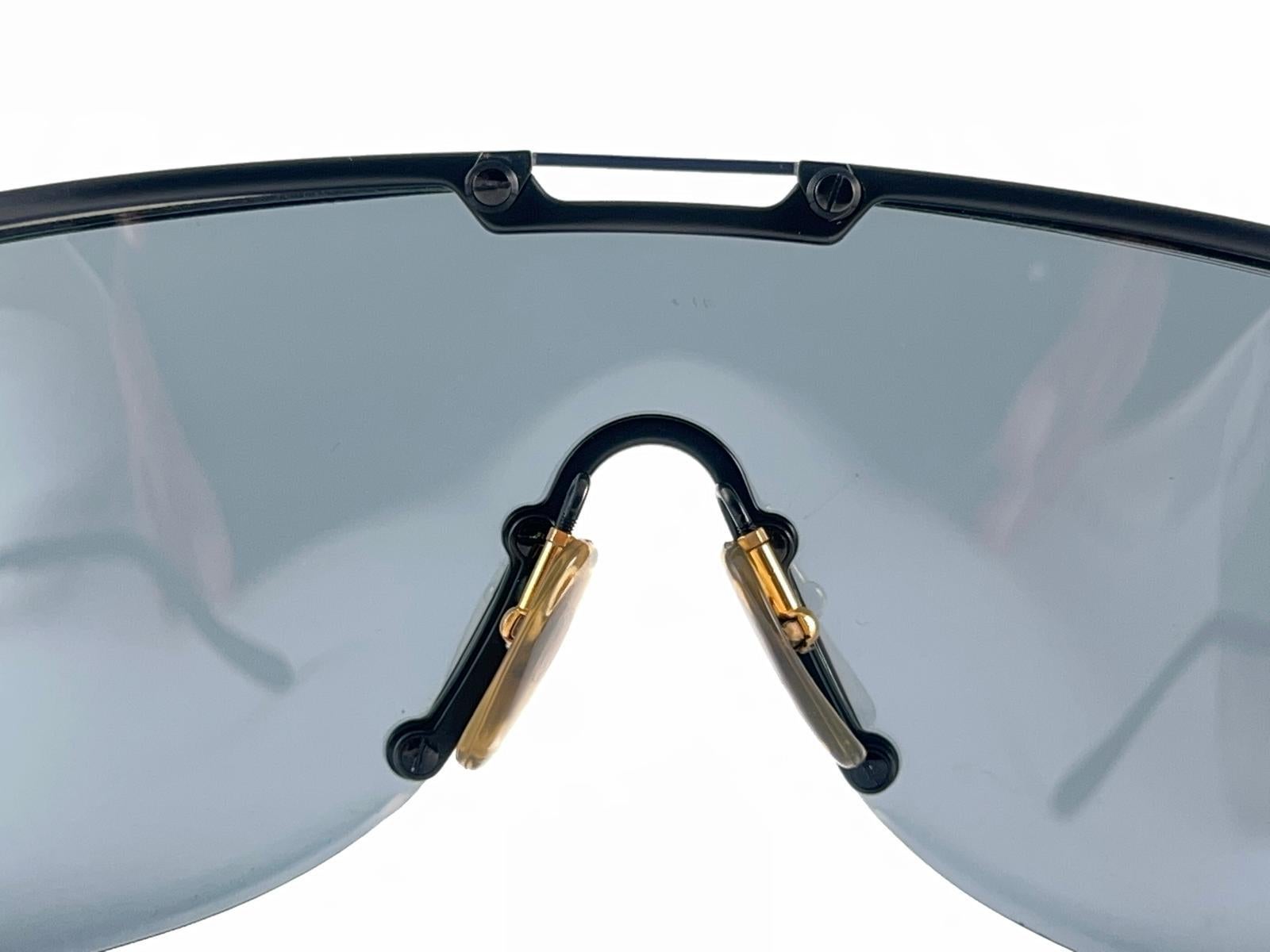 Vintage Boeing Collection By Carrera 5703 Negro Lente Mono Sobredimensionada 80'S Austria en venta 3