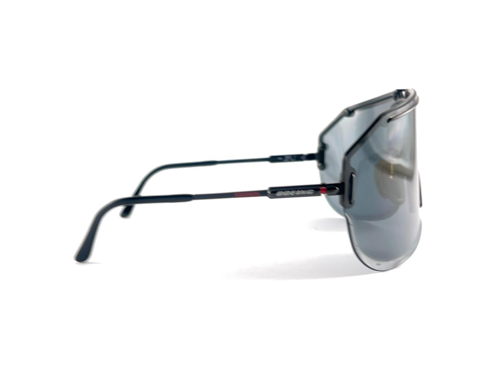 Vintage Boeing Collection By Carrera 5703 Negro Lente Mono Sobredimensionada 80'S Austria en venta 5