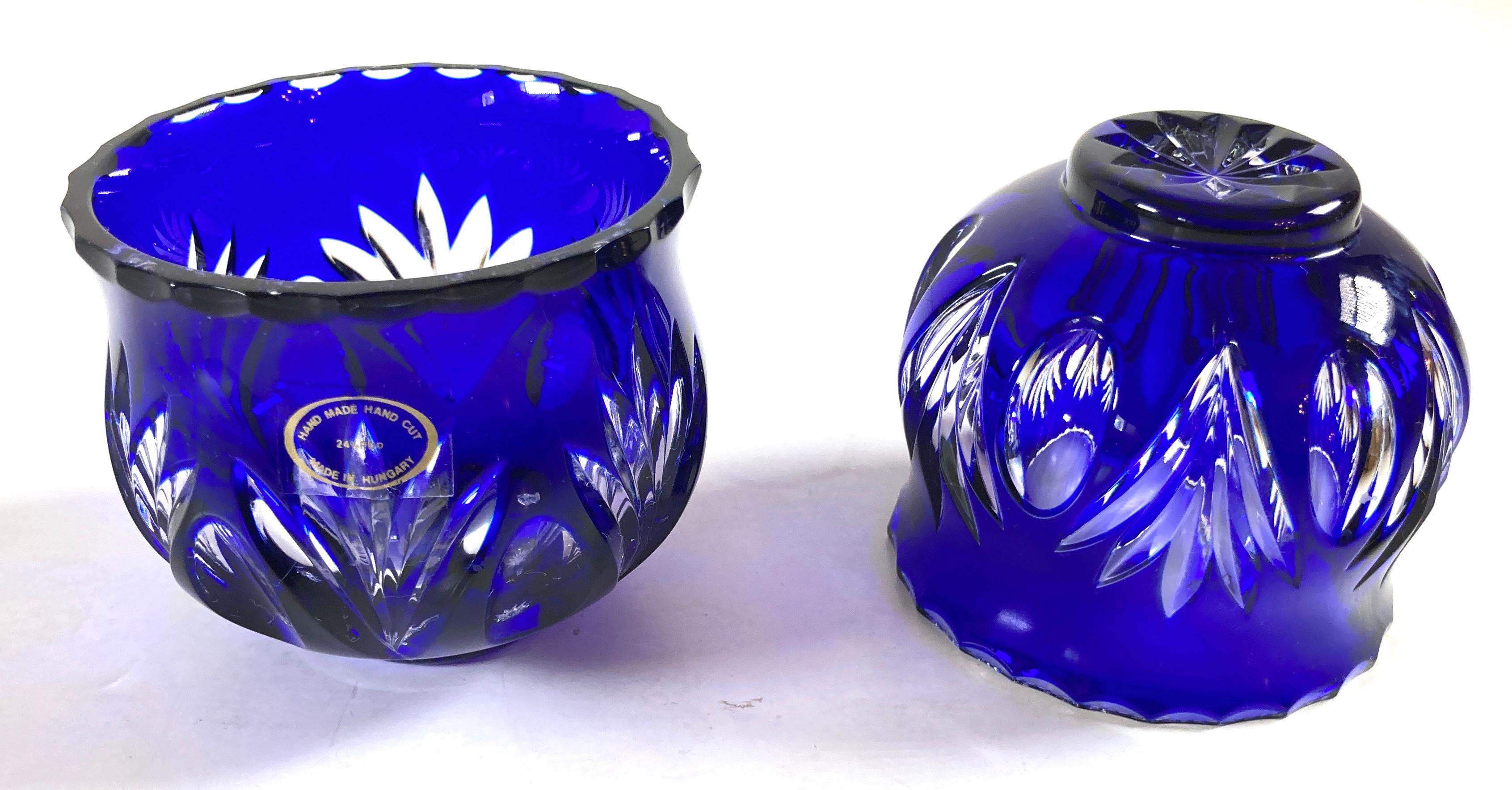 cobalt blue votive candle holders