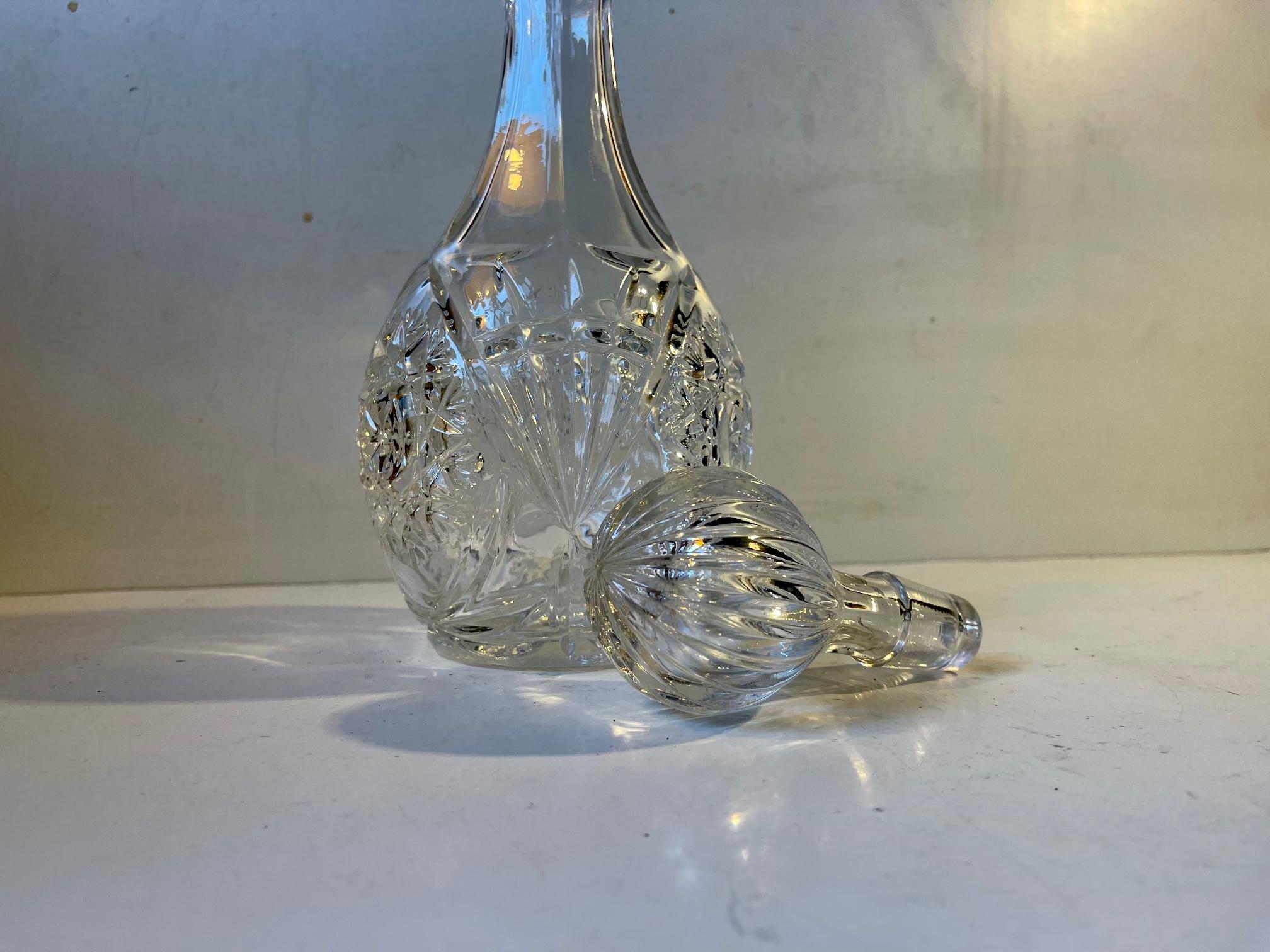 vintage bohemia crystal decanter