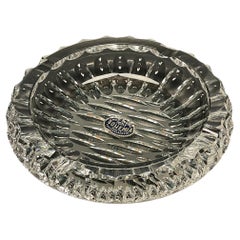 Vintage Bohemian glass ashtray by Bohemia Crystal, Czechoslovakia, 1970s