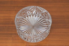 Böhmische Vintage-Glasschale, 1960er Jahre
