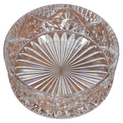 Vintage Bohemian Glass Bowl, 1960's