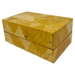 Scatola decorativa di Horn tessellata bohémien vintage di Nordstrom