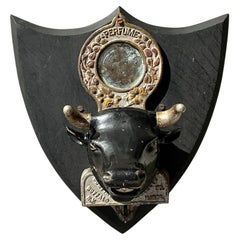 Vintage Boho 1900s Bulls Head Perfume Dispenser